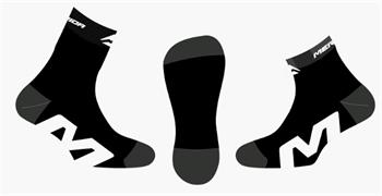 Ponožky Merida M (40-42) bielo-čierne PON1378