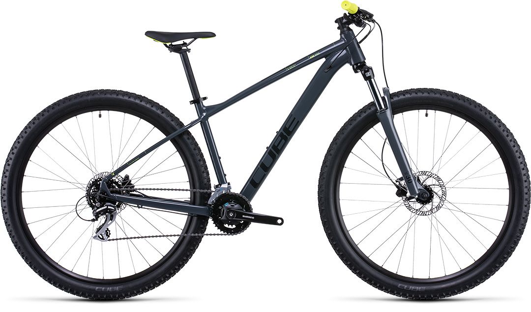 Bicykel CUBE Aim Pro kolesá 29" rám 22" grey/flashyellow  501300-22