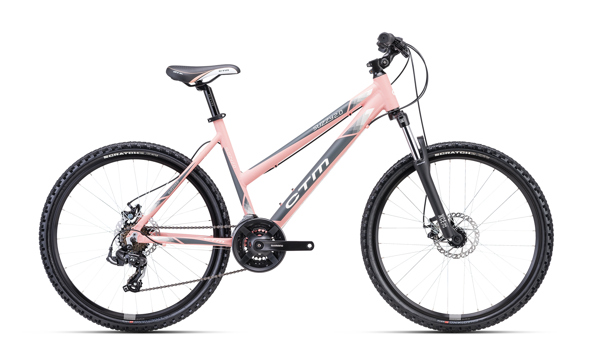 CTM SUZZY 2.0 matná svetloružová/čierna M-16" 224.076