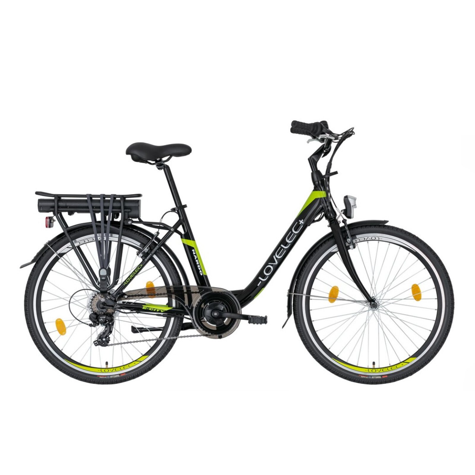 Elektro Bicykel Lovelec Nardo 18" back/green 26" bateria nosič 7,5 Ah B400274 