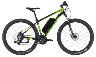Lovelec Atik 29" rám 19", rámová baterie 13 Ah/468wh motor zadní čierna/zelená B400245