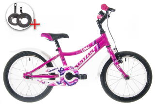 Bicykel Kenzel Lima 5 pink 16"  s balačnými kolieskami 16514353146522