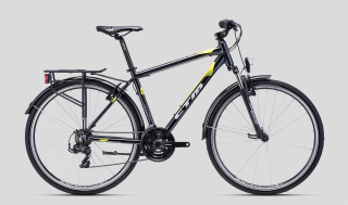 CTM TRANZ 1,0 Trek XL-21"  sivá/limetková T222.301